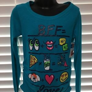 Girls BFF=Love Graphic Shirt Sz 4/5